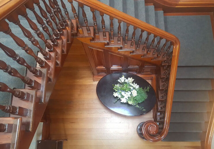 Historic interior at Melrose House